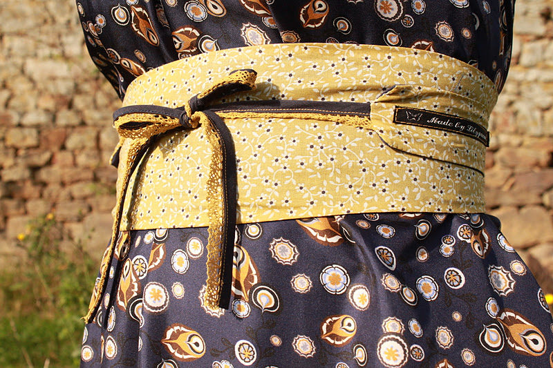 Patron couture ceinture obi