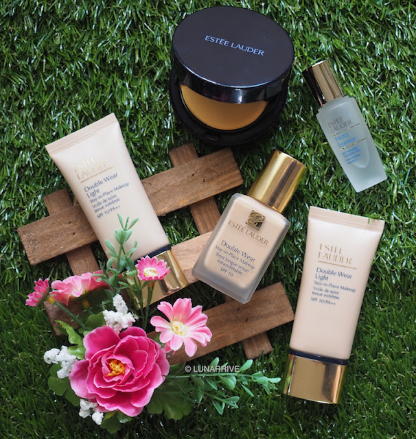 [REVIEW] Estée Lauder Double Wear Foundation VS Double Wear Light