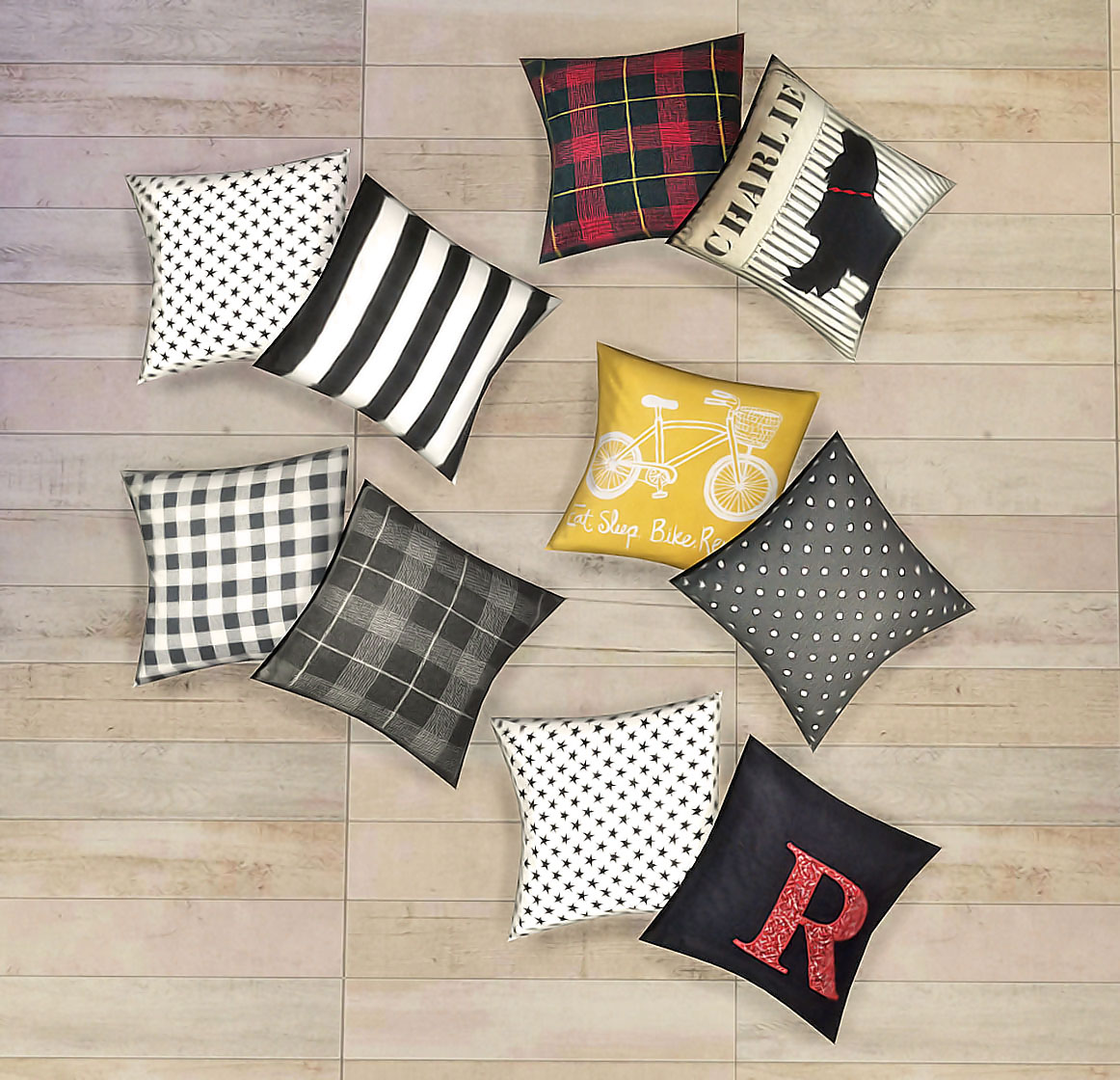 Sims 4 CC's The Best Pillows by RubyRed1023