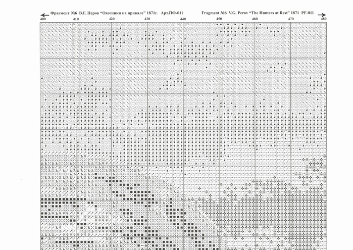 Скачать схему вышивки "Золотое руно" Серия: Времена года ВМ-021 "Уголок России"