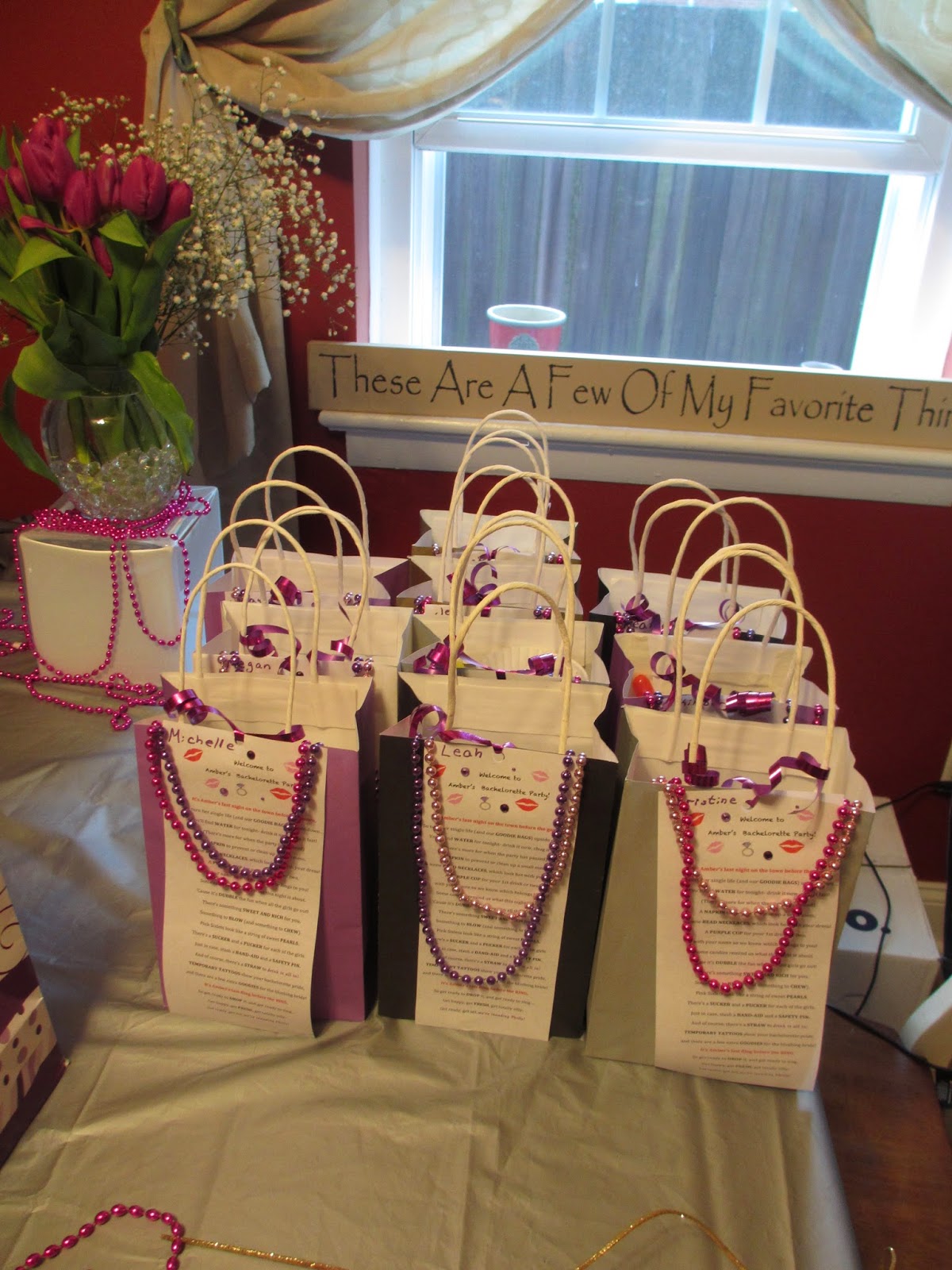 Wediquette and Parties: Bachelorette Party Goodie Bags