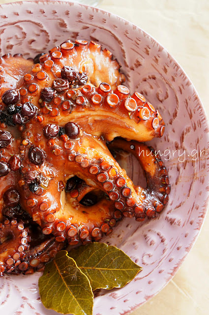 Octopus with Balsamic & Raisins