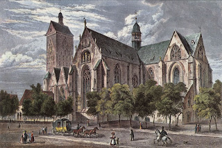 Ilustración de la Catedral de Paderborn Ilustración de la Catedral de Paderborn