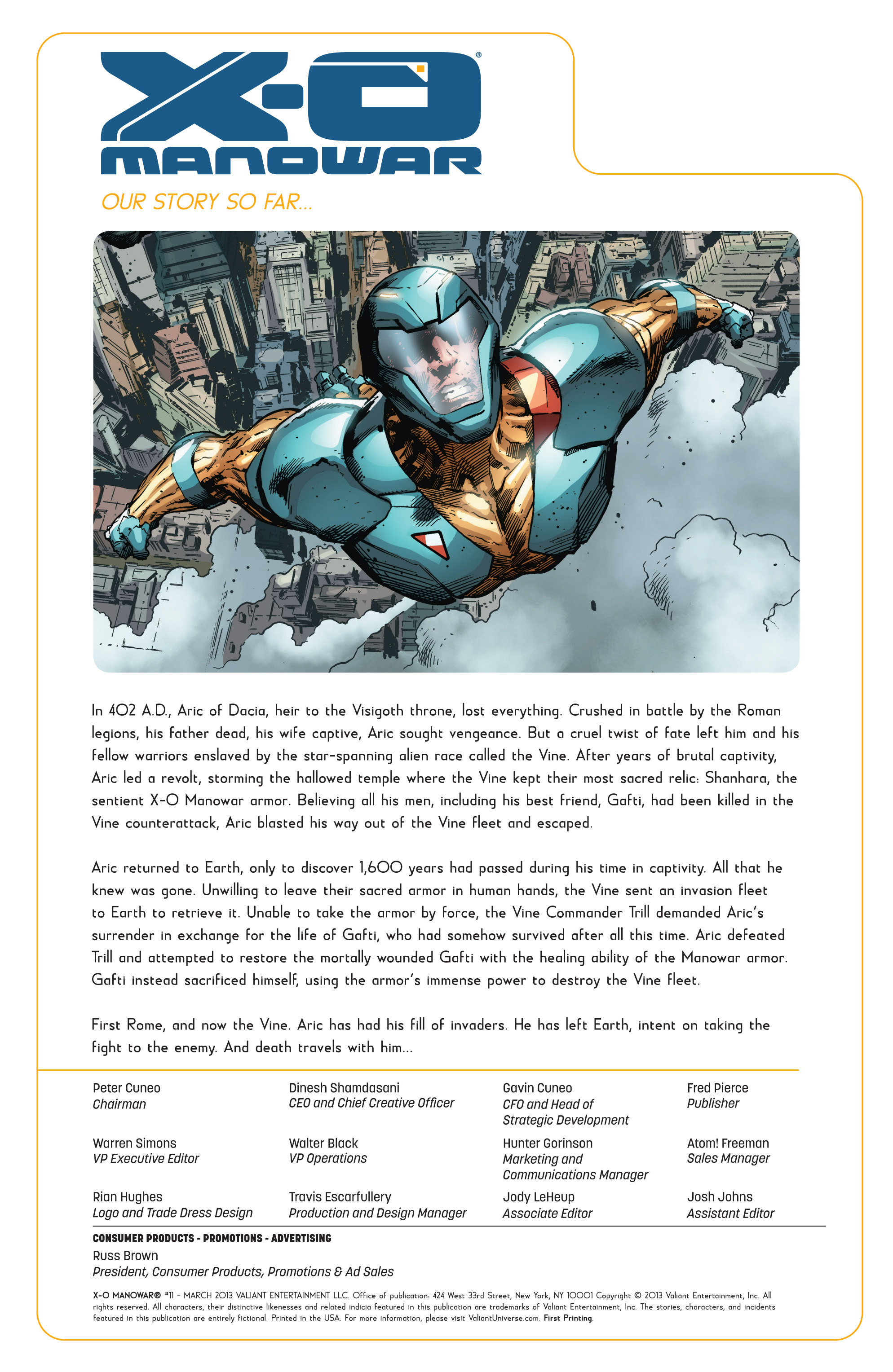 X-O Manowar (2012) issue 11 - Page 2