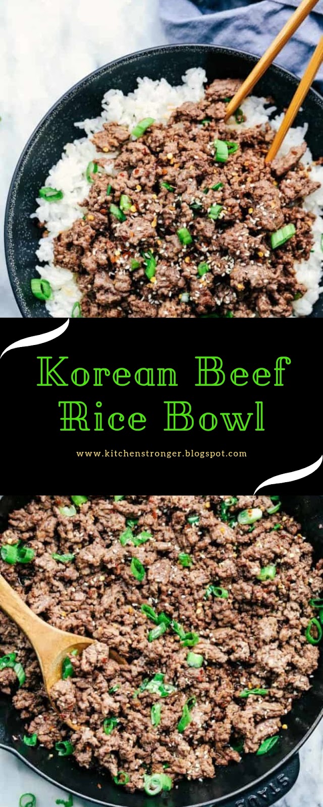Korean Beef Rice Bowl