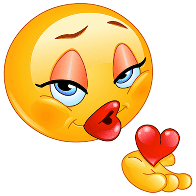 Girl emoji kiss