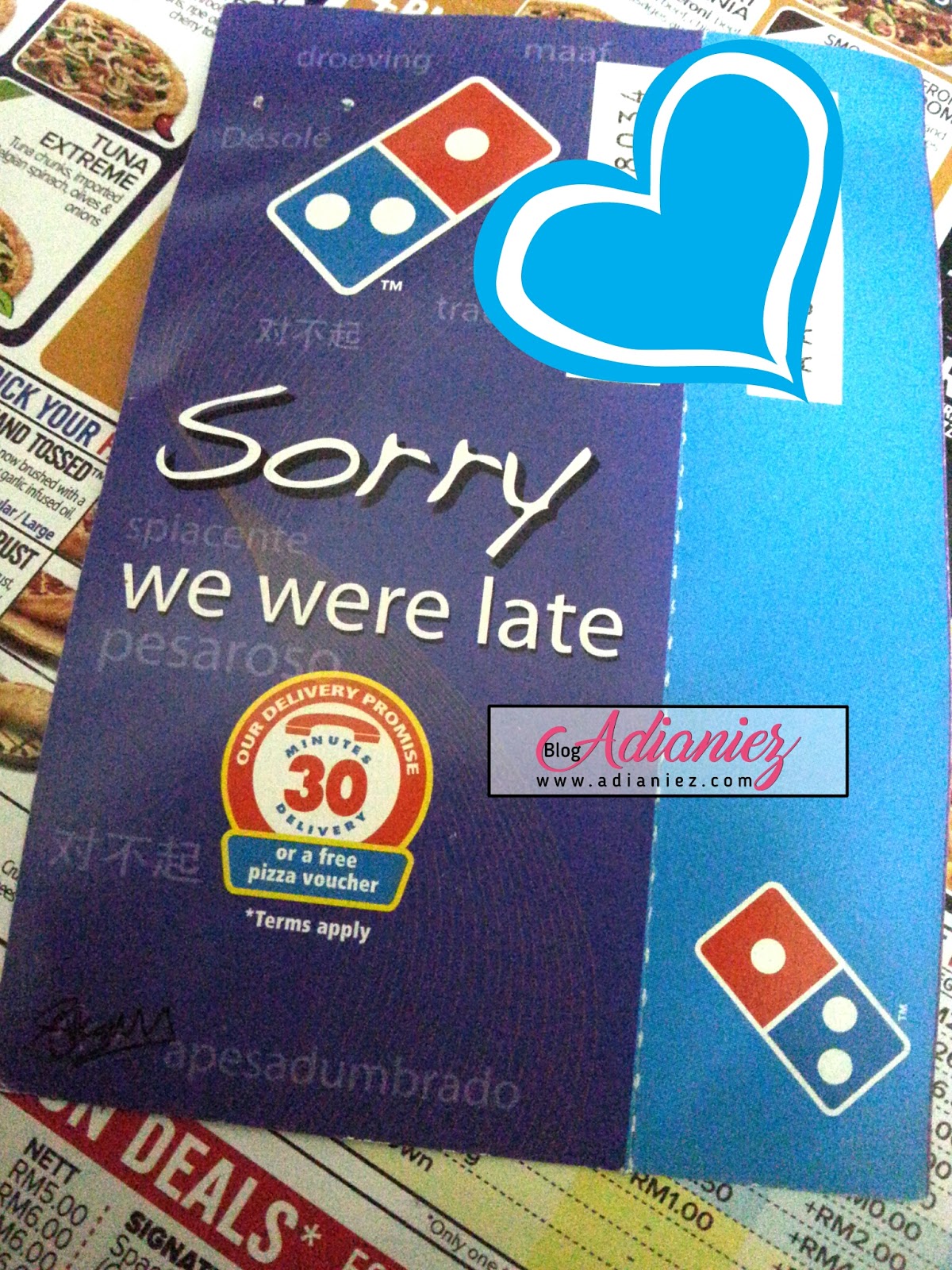 DomiSavers Domino's Pizza Pizza Harga RM2