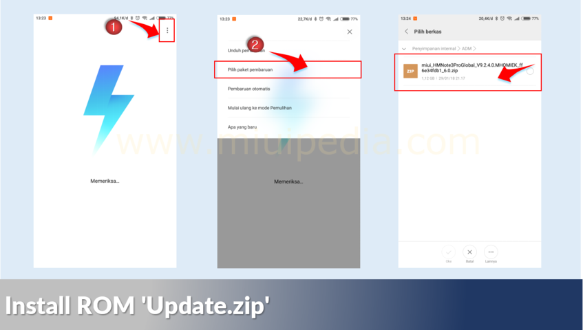 Install ROM Update.zip Install ROM Update.zip