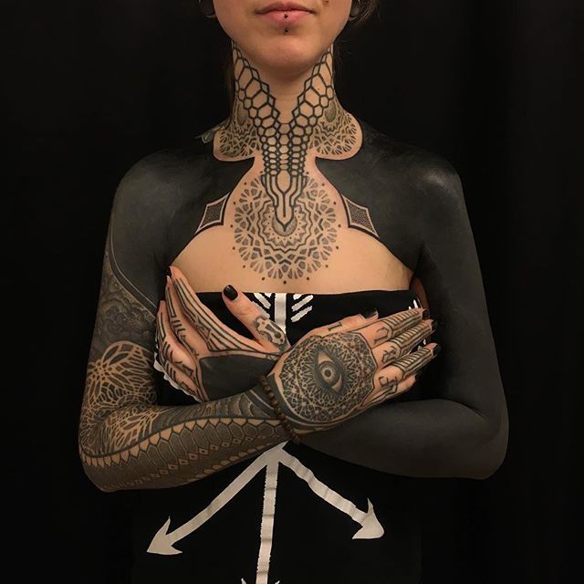 10 Intense Blackwork Tattoos By Gerhard Wiesbeck