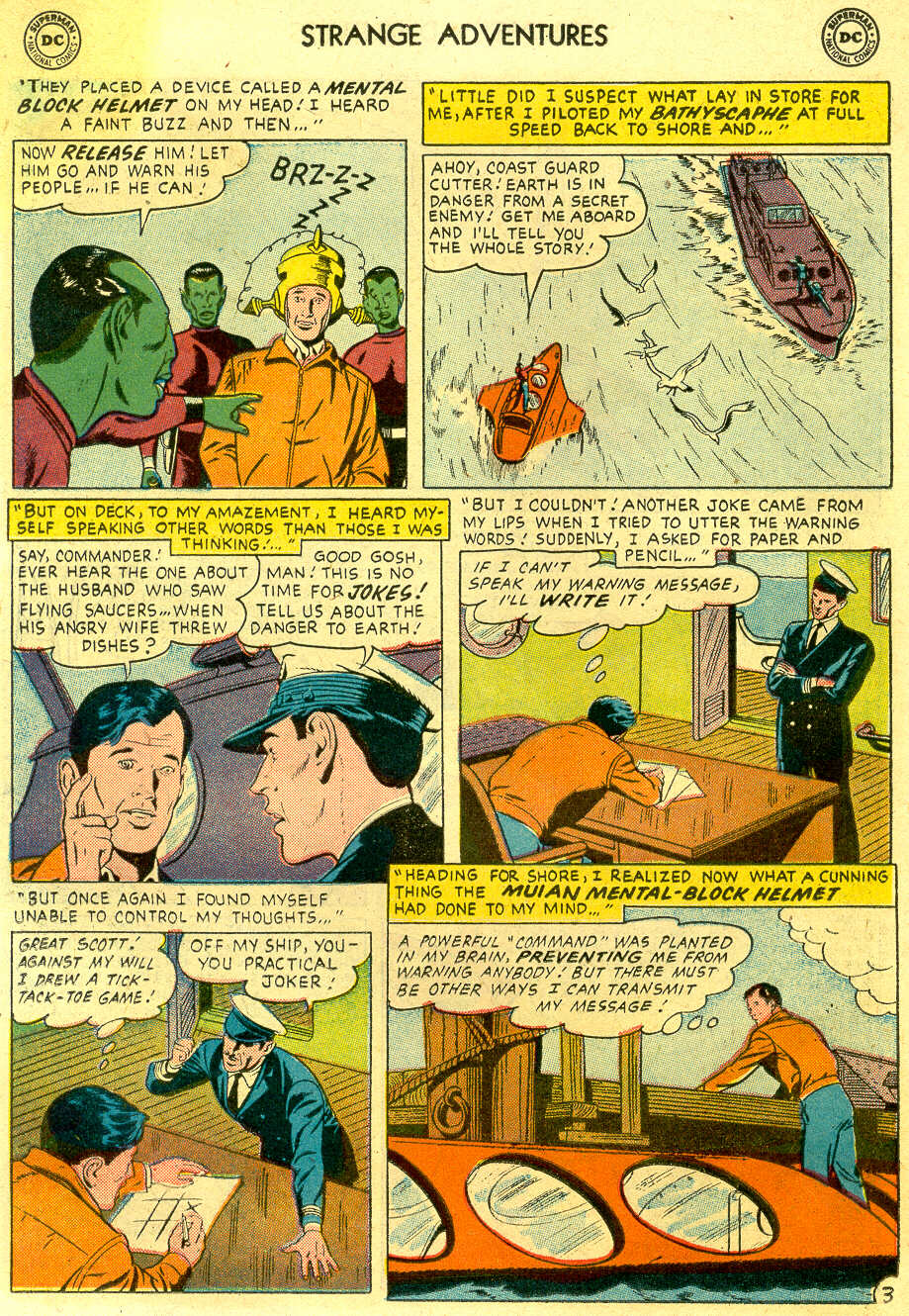 Read online Strange Adventures (1950) comic -  Issue #91 - 14