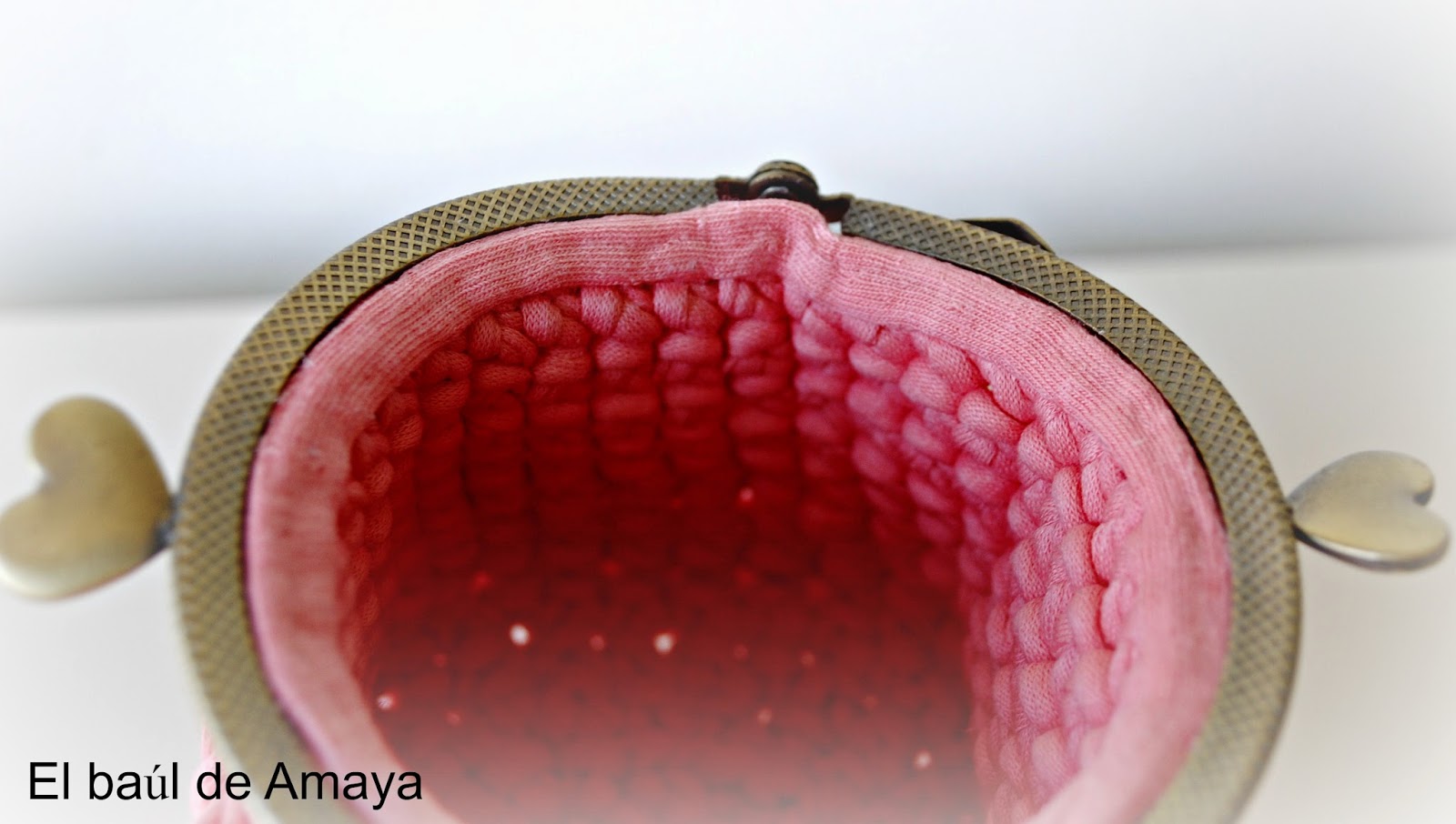 center>MONEDEROS DE TRAPILLO CON BOQUILLA VARIOS - Mon petit Crochet