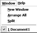 Microsoft Word Windows Menu complete help