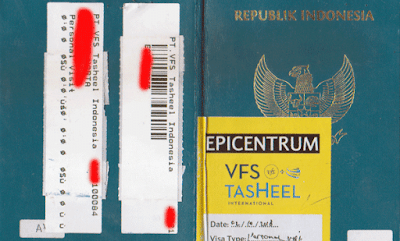 contoh halaman paspor yang sudah stempel visa saudi dari vfs tasheel
