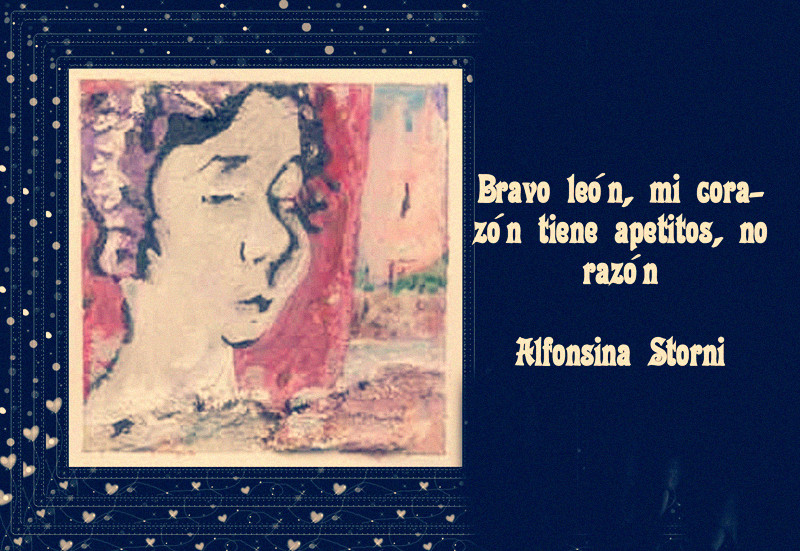 SOBERANO AMOR POR FANNY JEM WONG M.: EL RUEGO POR ALFONSINA STORNI