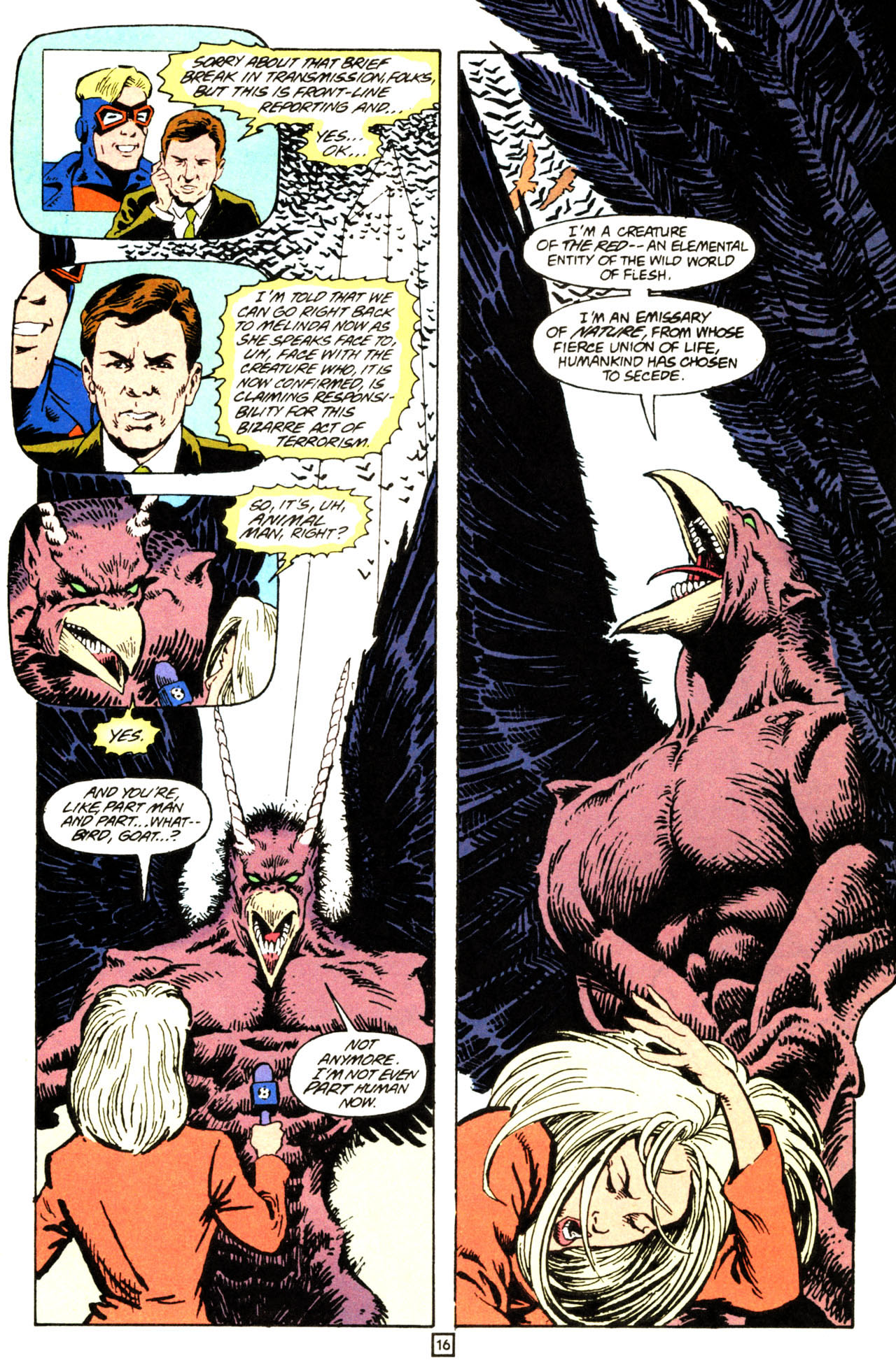 Read online Animal Man (1988) comic -  Issue #71 - 17