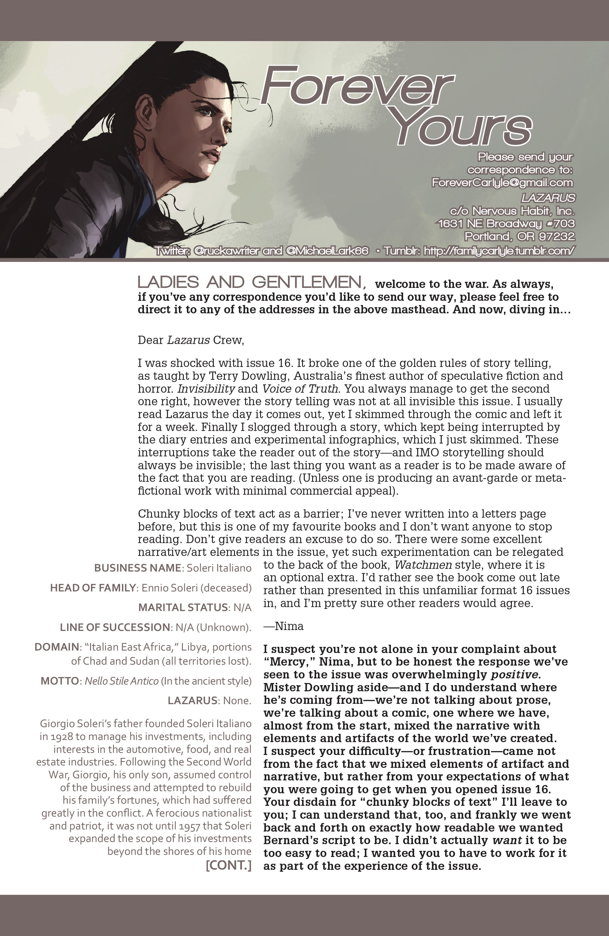 Read online Lazarus (2013) comic -  Issue #17 - 26