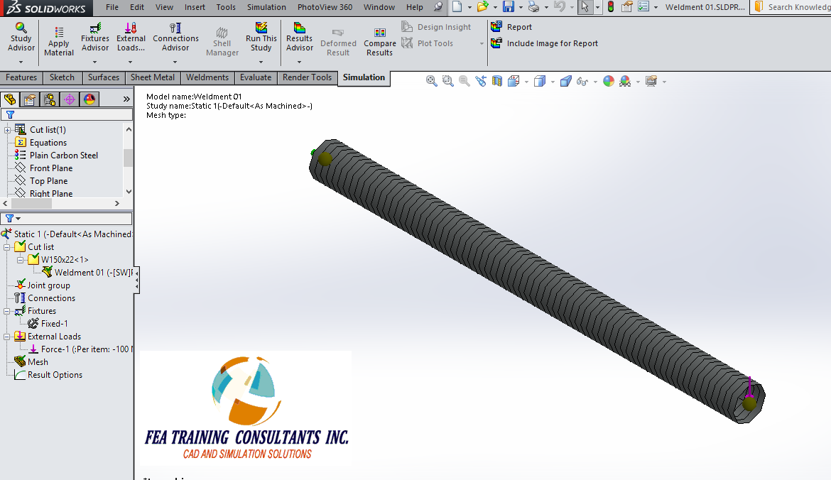 solidworks simulation meshing
