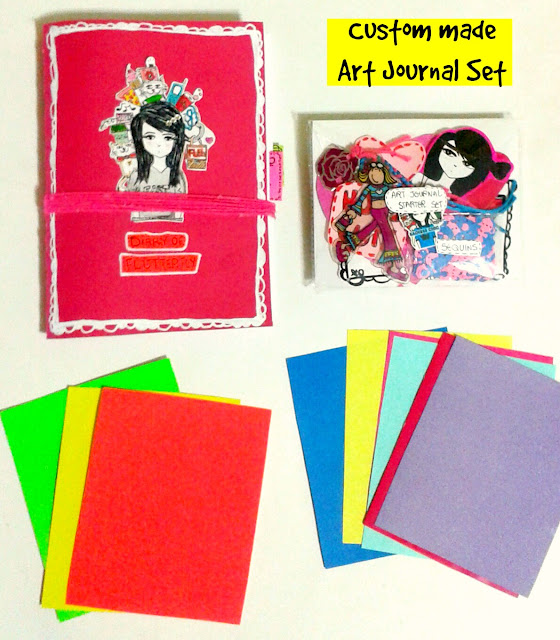 Diary of Seresha Custom Order for Art Journal Set