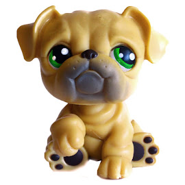 Littlest Pet Shop 3-pack Scenery Bulldog (#107) Pet