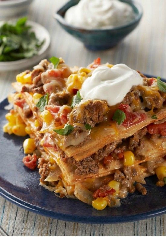 Amazing Taco Lasagna!!! mother's recipes