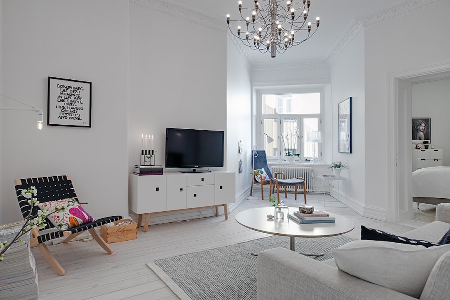 salón estilo nórdico