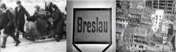 Breslau tinha sido poupada aos bombardeamentos aliados e tinha apenas sido alvo de alguns bombardeamentos ligeiros por parte de aviões soviéticos. A necessidade de evacuar e sair da cidade foi um choque tremendo para a maioria da população.