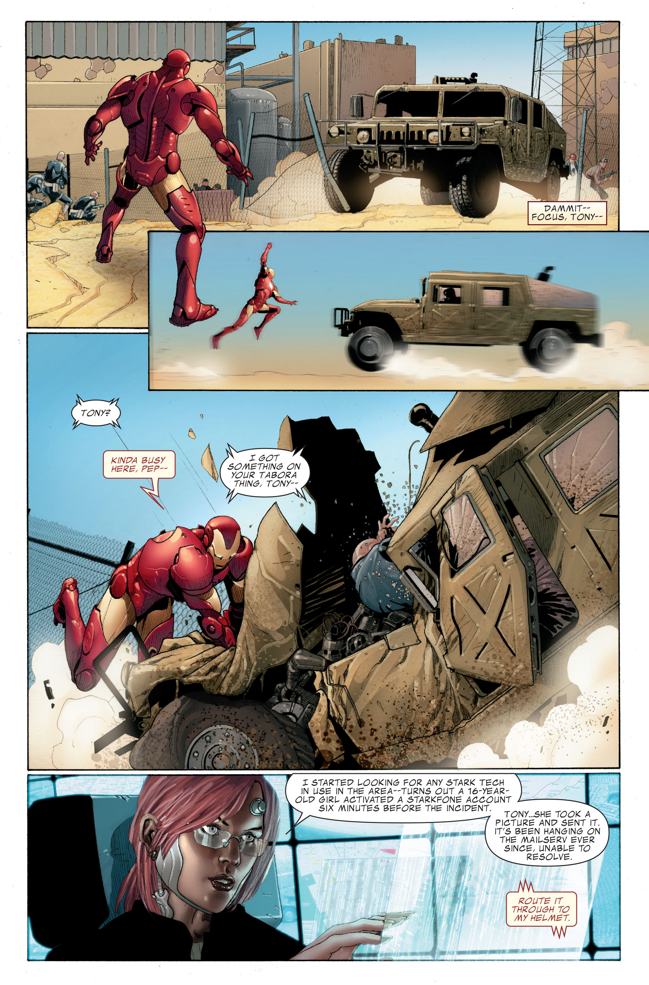 Invincible Iron Man (2008) 1 Page 23
