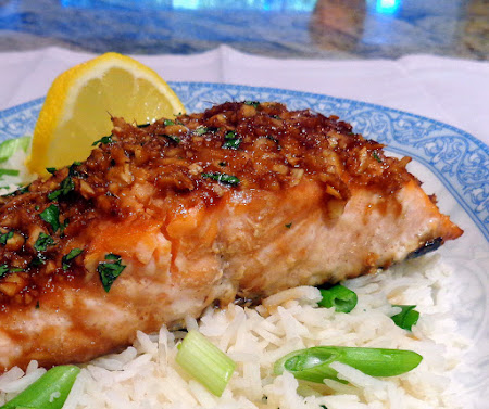 One Perfect Bite: Table for Two - Asian-Style Baked Salmon with ...