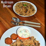 Mushroom Biryani Recipe | Easy Pressure Cooker Mushroom Biryani | Kaalan Biryani | Lunch Box Ideas / Quick lunch Ideas