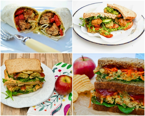 A selection of favourite sandwiches and wraps