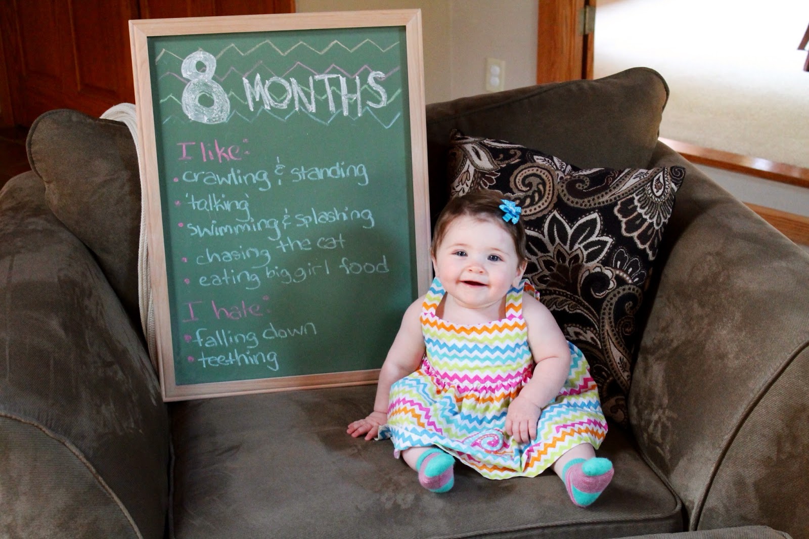 Claire is 8 months!