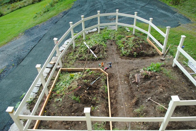 The Little Dog Blog: Our DIY Retaining Wall Garden, Start to Finish