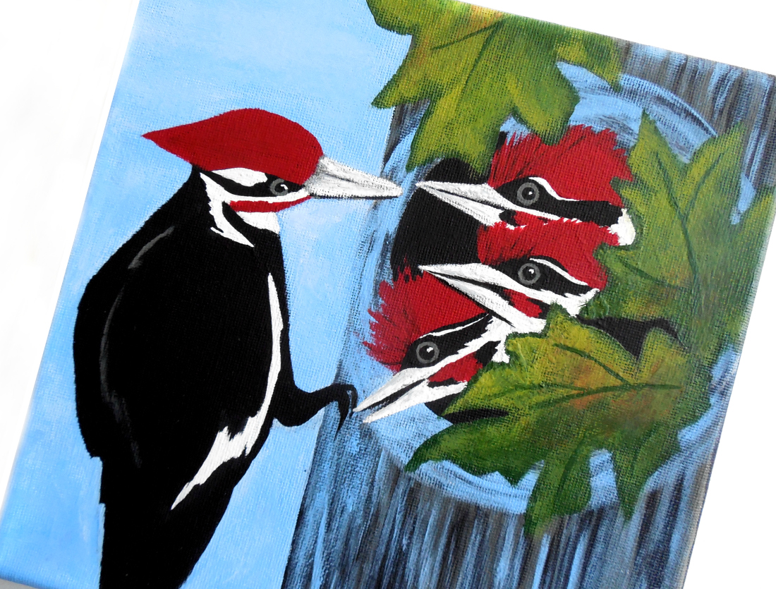 Conscious Art Studios: Symbolic Meaning of the Pileated Woodpecker