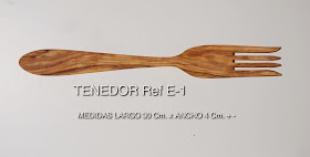 ARTESANIA EN MADERA DE OLIVO: UTENSILIOS DE COCINA 1