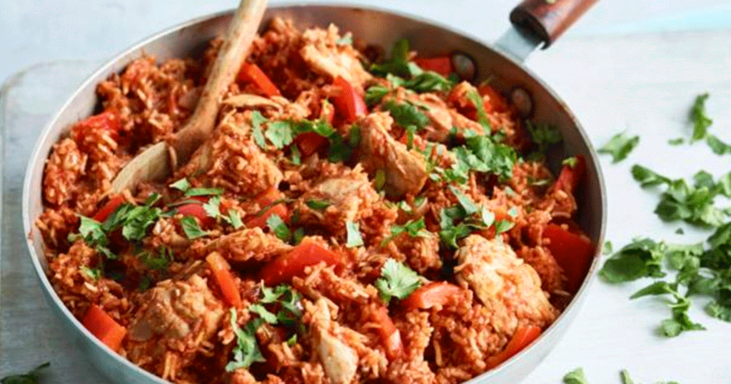 Tasty International Cooking Recipes By Country: Jollof rice with chicken