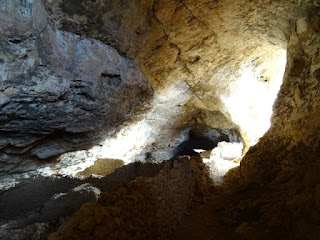 Desnivel de la cueva