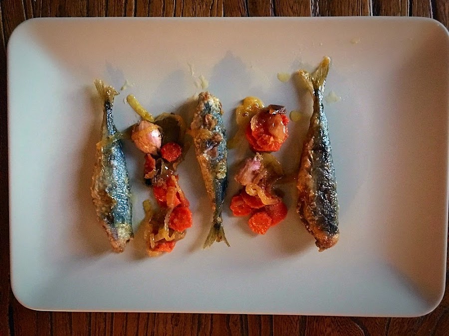 chicharros en escabeche