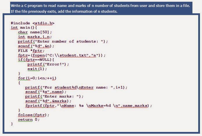 Education for ALL: File I/O Examples in C Programming