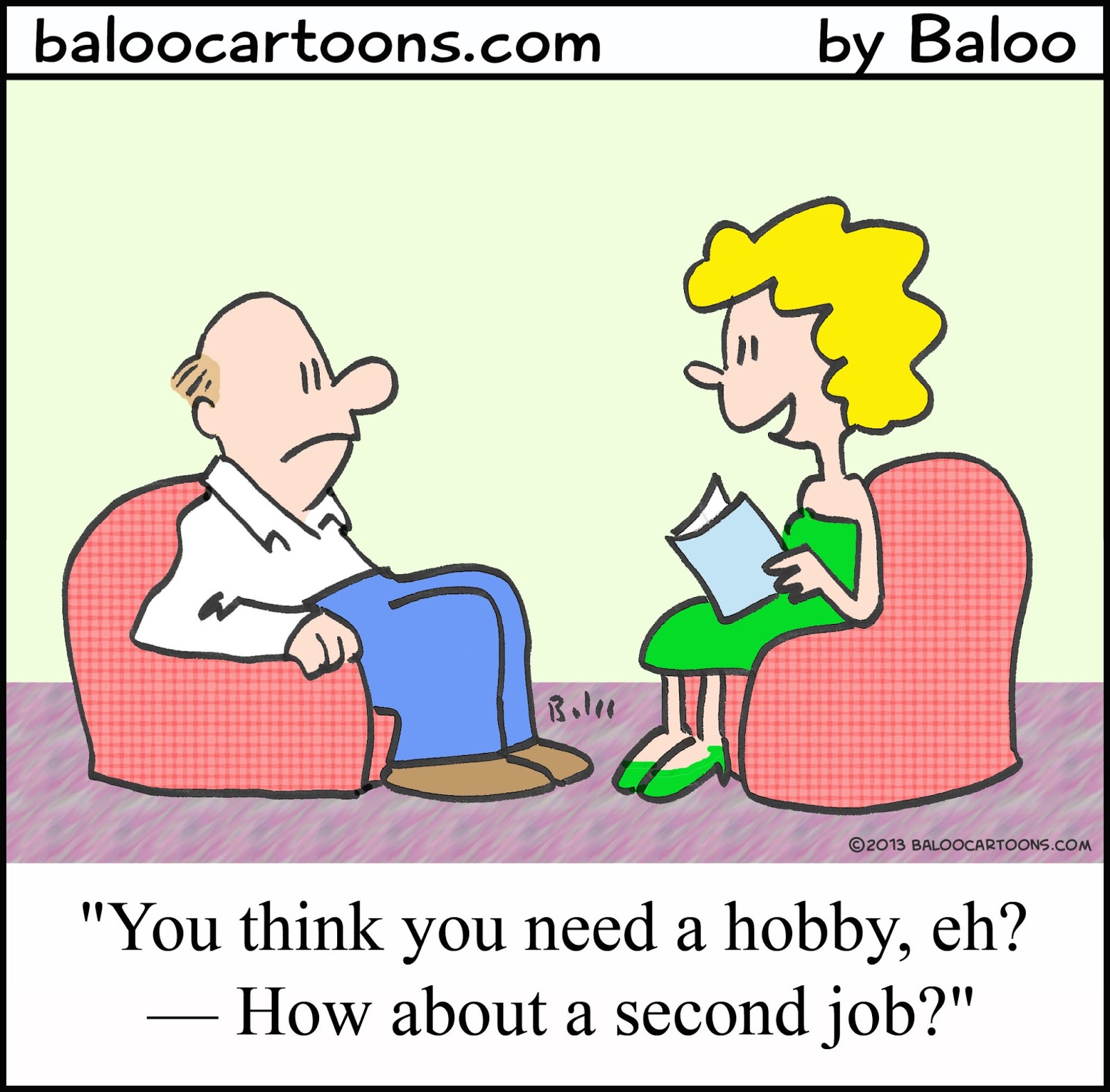 Baloo's non-political cartoon blog: Employment cartoon