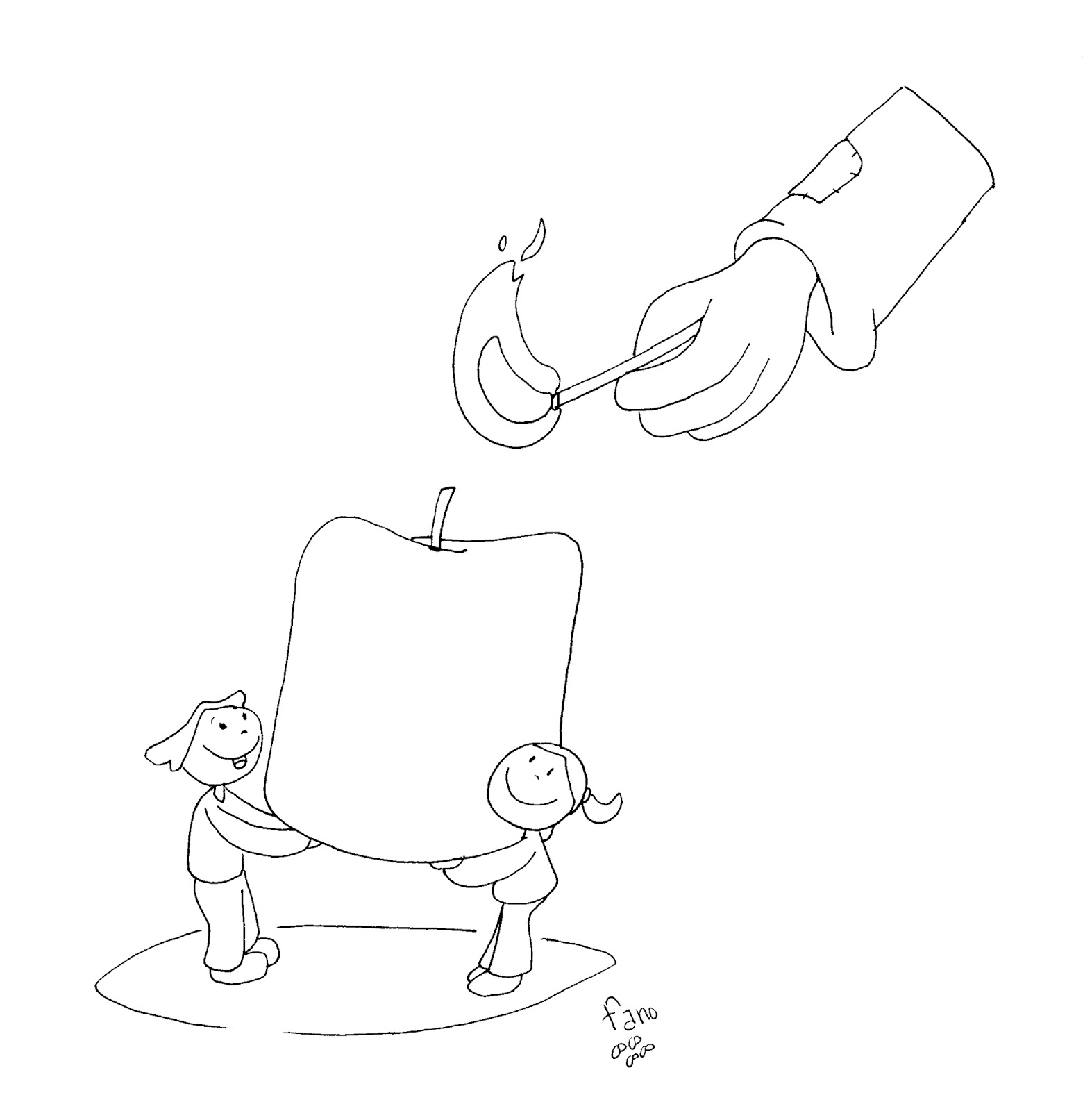 La Catequesis (El blog de Sandra) Dibujo de Fano Primer Domingo de