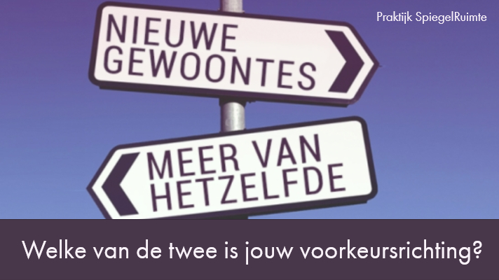 SpiegelGedachte: Veranderen of toch maar niet?