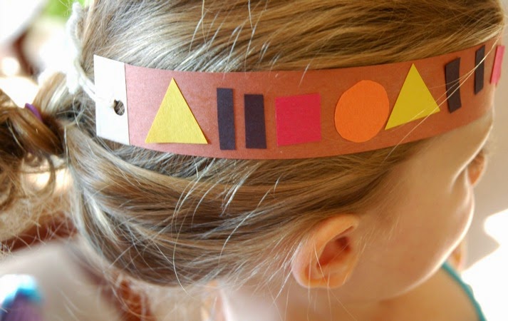 Native American Pattern Headbands | What Can We Do With Paper And Glue