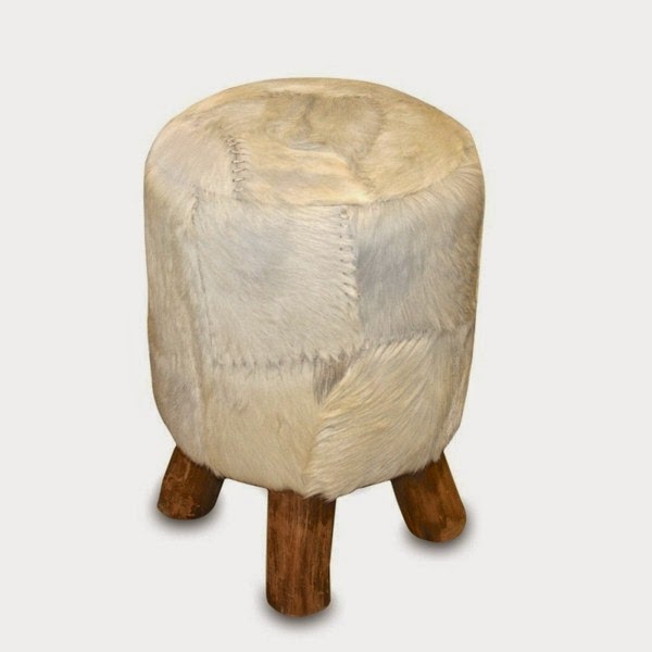 Interesting proposals for stool made of fur!