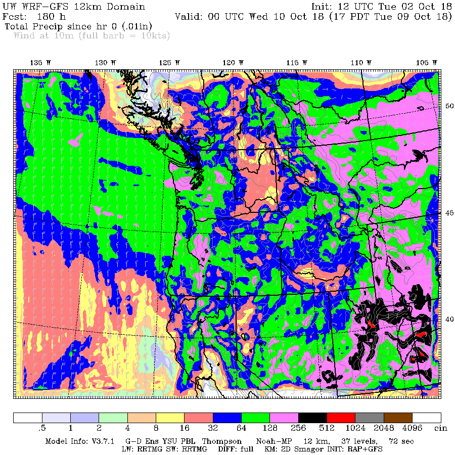 Cliff Mass Weather Blog Wet Week in the West and Snow Hits Washington