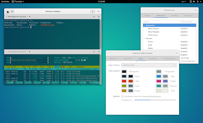 Terminix GTK3 tiling terminal emulator Terminix GTK3 tiling terminal emulator
