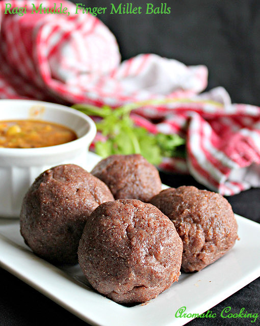 Aromatic Cooking Ragi Mudde, Finger Millet Balls