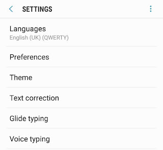 Gboard settings