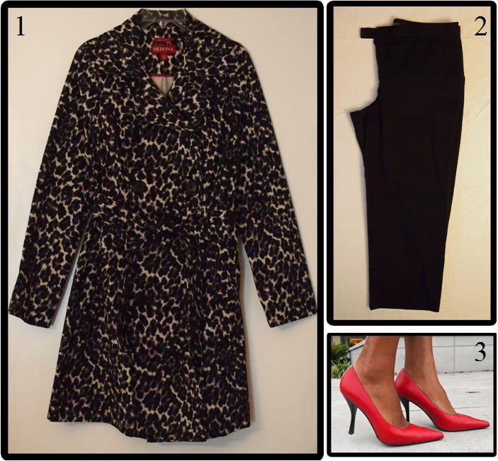 Leopard Print Trench main image 1
