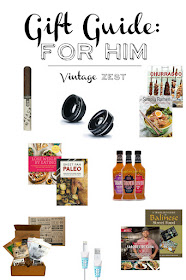 Gift Guide for Him on Diane's Vintage Zest! #giftguide #holiday #shopping #presents #gifts #men