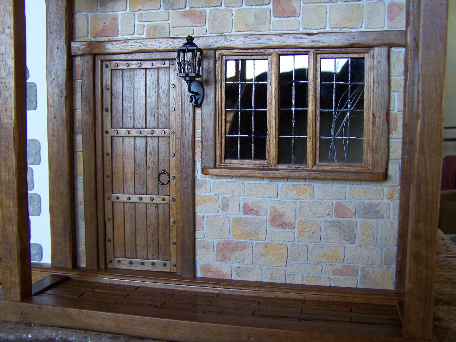 IMAGINA QUE HACER: CASA DE MUÑECAS. ESTILO TUDOR. Resultado final